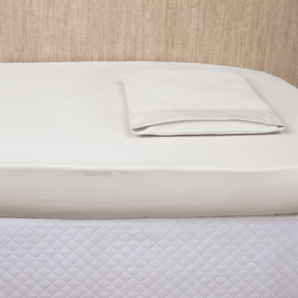 2-Piece Crib Sheet Set, 300 Thread Count Percale Cotton, Ivory