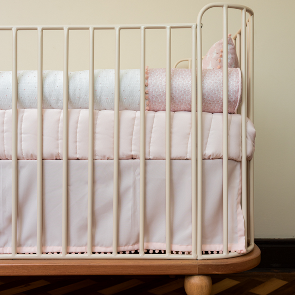 Birds Crib Skirt - 2 Sides - Bird