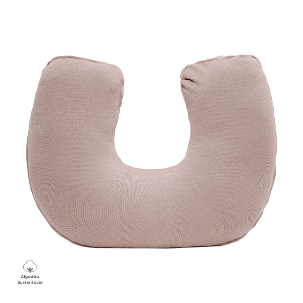 Old Pink Cotton Tricot Baby Nursing Pillow