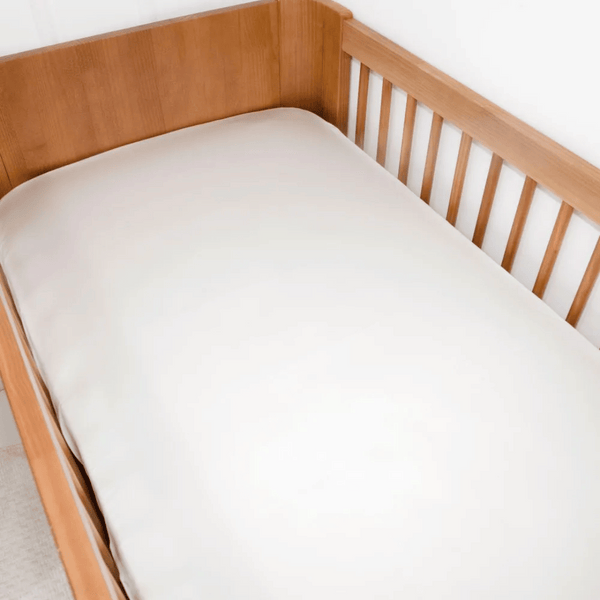 1-Piece Crib Sheet, Percale Cotton, 400 Thread Count, White