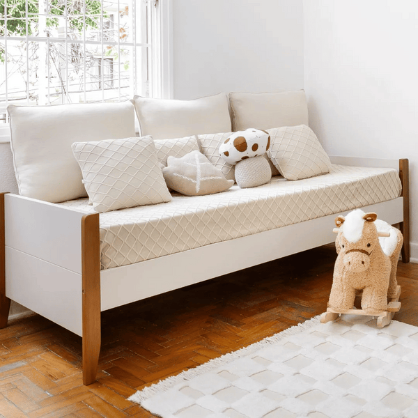 Cozy Cottage Almond Milk 8-Piece Cotton Tricot Bed Kit
