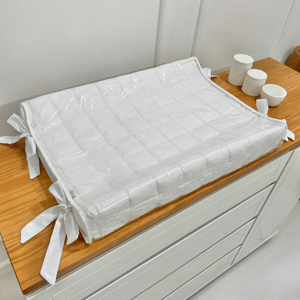 Anatomical Changing Mat for Baby Micropercal White