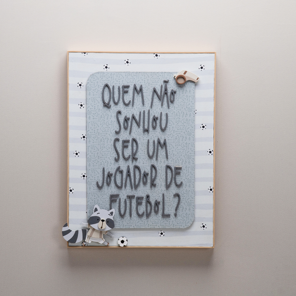 Small Player Decorative Frame - Futbaby