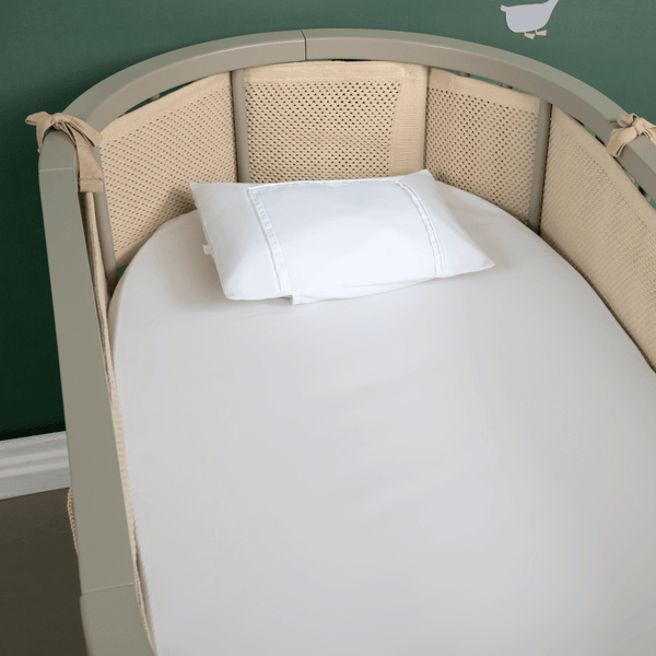 Breathable Flow Mesh for Crib Rails - 4 Sides Beige