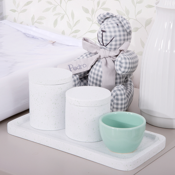 4-Piece Green Granite Hygiene Kit