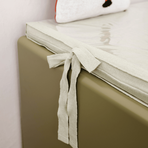 Tender Greens Baby Changing Mat, Cotton, Half Mesh