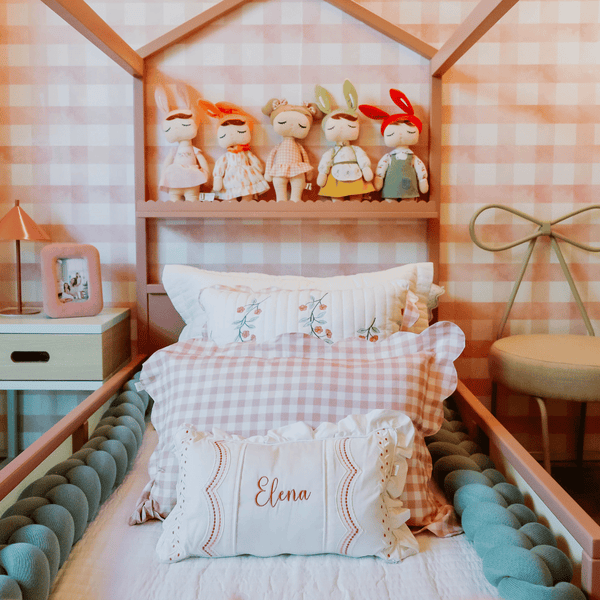 5-Piece Single Bed Kit - Elena Rosê with Protective Braid