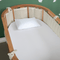 Breathable Flow Crib Rail Mesh - 4 Sides Almond Milk