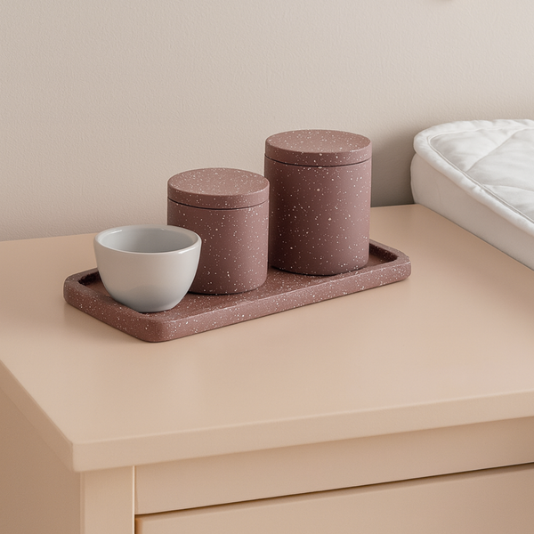 4-Piece Terracotta Granite Hygiene Kit