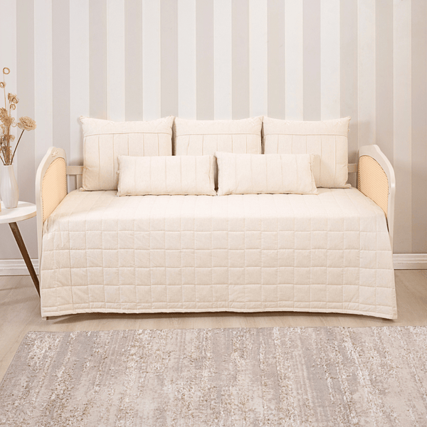 Poetry 6-Piece Linen Cotton Auxiliary Bed Kit