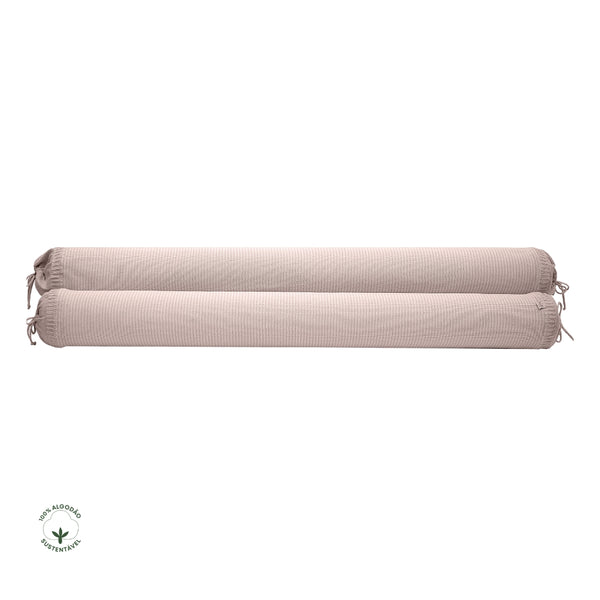 Benjamin Old Pink Cotton Knit Crib Roll Set
