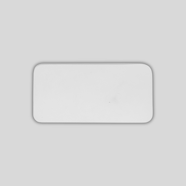White Shallow Edge Tray