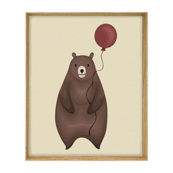 Decorative Bear Frame with Balloon in MDF