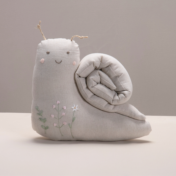 Decorative Pillow Under the Snails