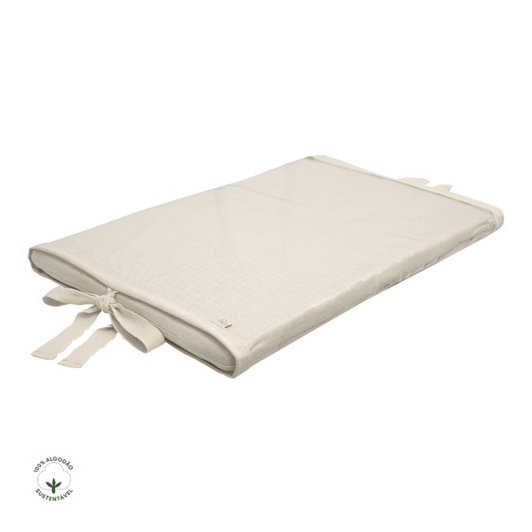 Almond Milk Cotton Knit Baby Changing Mat