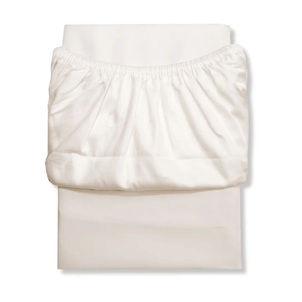 Ivory Pima Cotton Crib Sheet