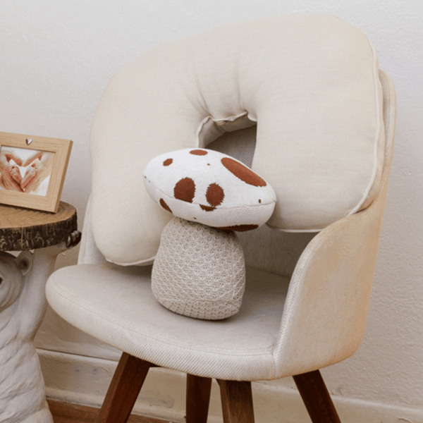 Almond Milk Cotton Tricot Baby Nursing Pillow