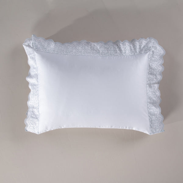 Delicate Embroidered 400 Thread Count Pillowcase in Dry Green – Elena Kids Line