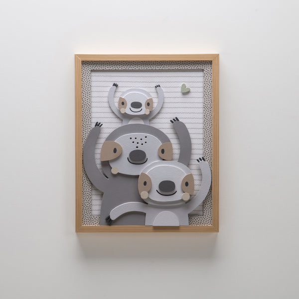 Sloth Family Decorative Frame - Savannah Hug