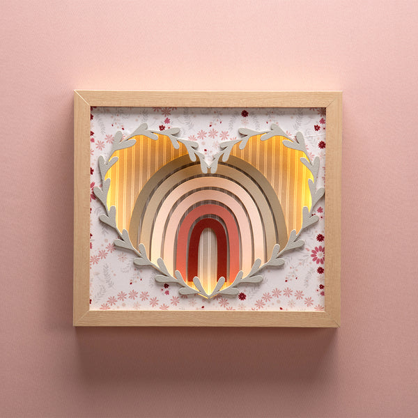 Enchanted Rainbow Decorative Light Frame - Little Fairy